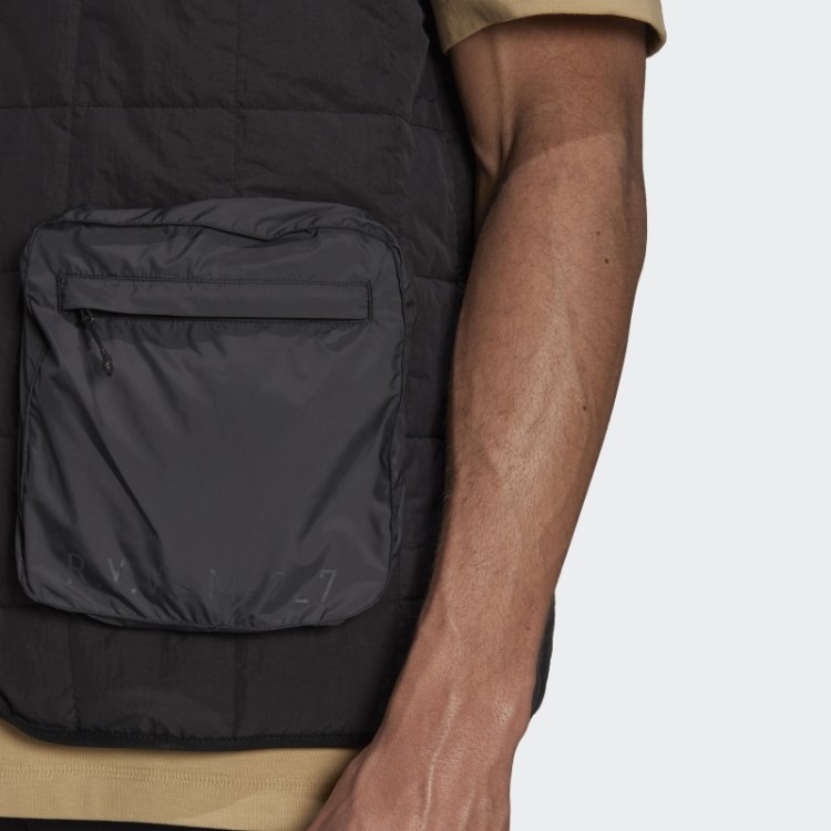 R.y.v. Colete Acolchoado Preto Adidas