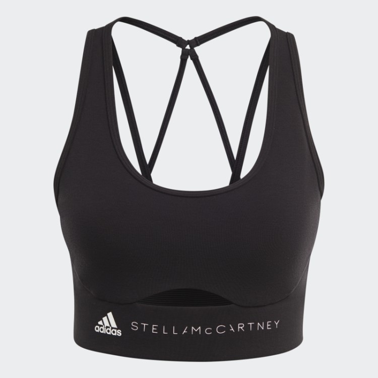 Sutiã Preto Adidas By Stella Mccartney Truestrength De Suporte Médio Quente
