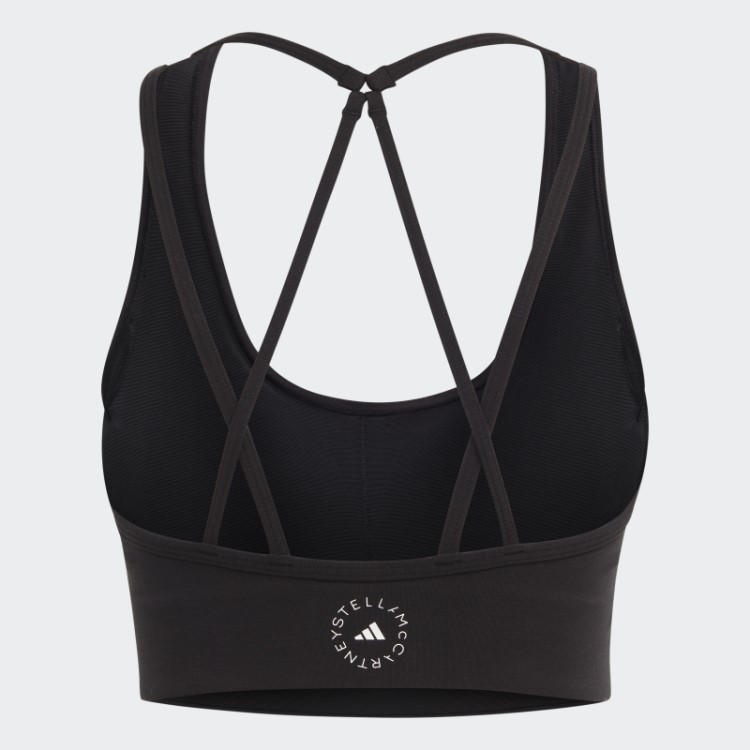 Sutiã Preto Adidas By Stella Mccartney Truestrength De Suporte Médio Quente
