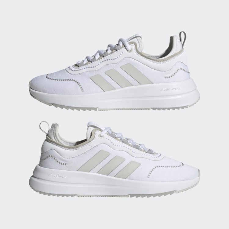 Tênis De Corrida Branco Adidas Comfort