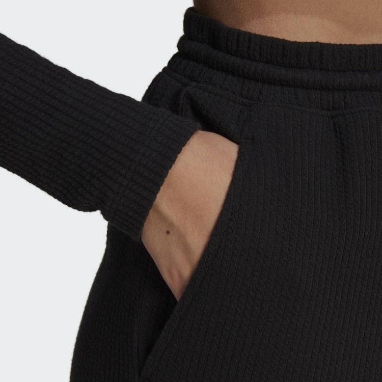 Calça Esportiva Adidas Preta Com Punho Canelado