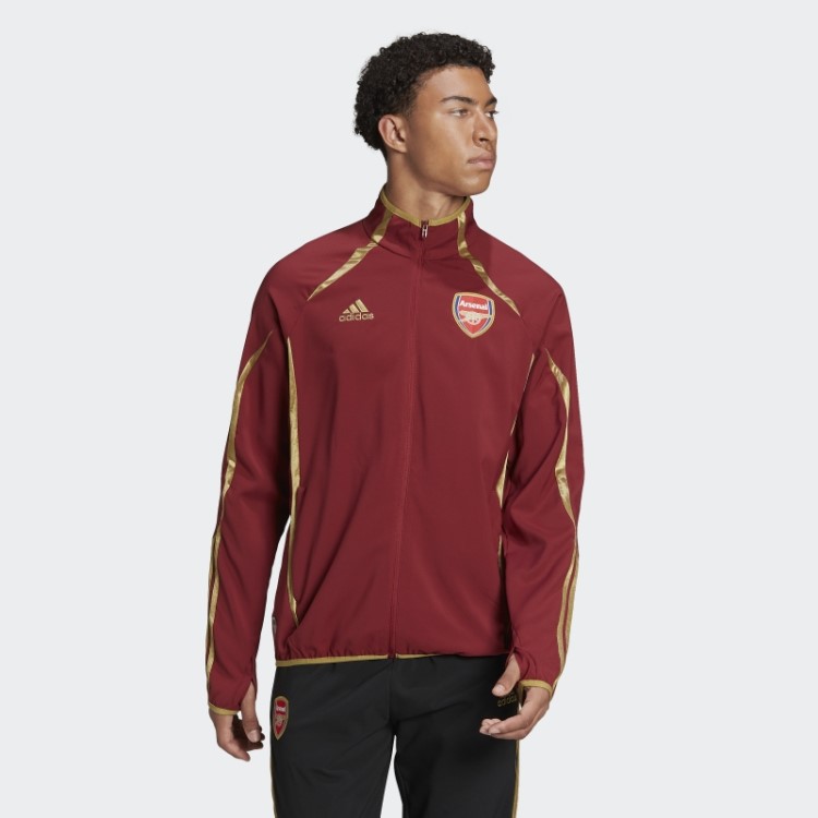 Adidas Arsenal Teamgeist Jaqueta De Tecido Nobre Marrom