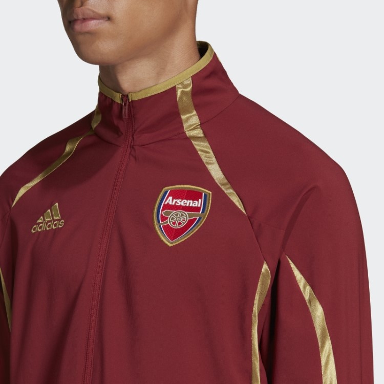 Adidas Arsenal Teamgeist Jaqueta De Tecido Nobre Marrom