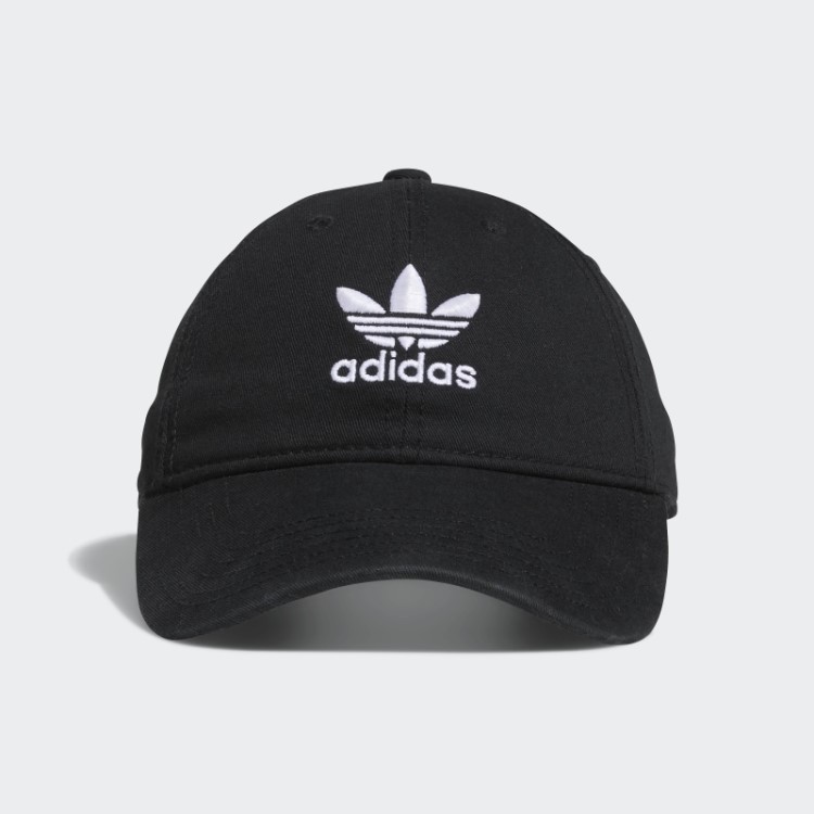 Adidas Chapéu Strapback Relaxado Branco Estiloso
