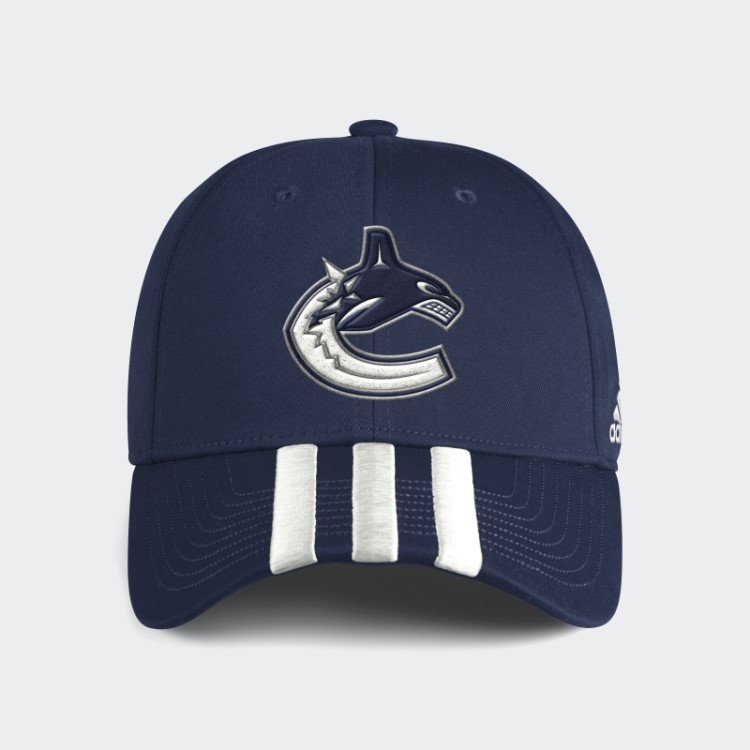 Adidas Nhl-vca-51c Canucks 3 Listras Estruturadas Ajustáveis