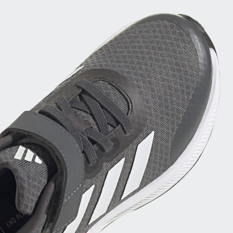 Sapato Cinza Adidas Runfalcon 3.0 Com Cadarço Elástico