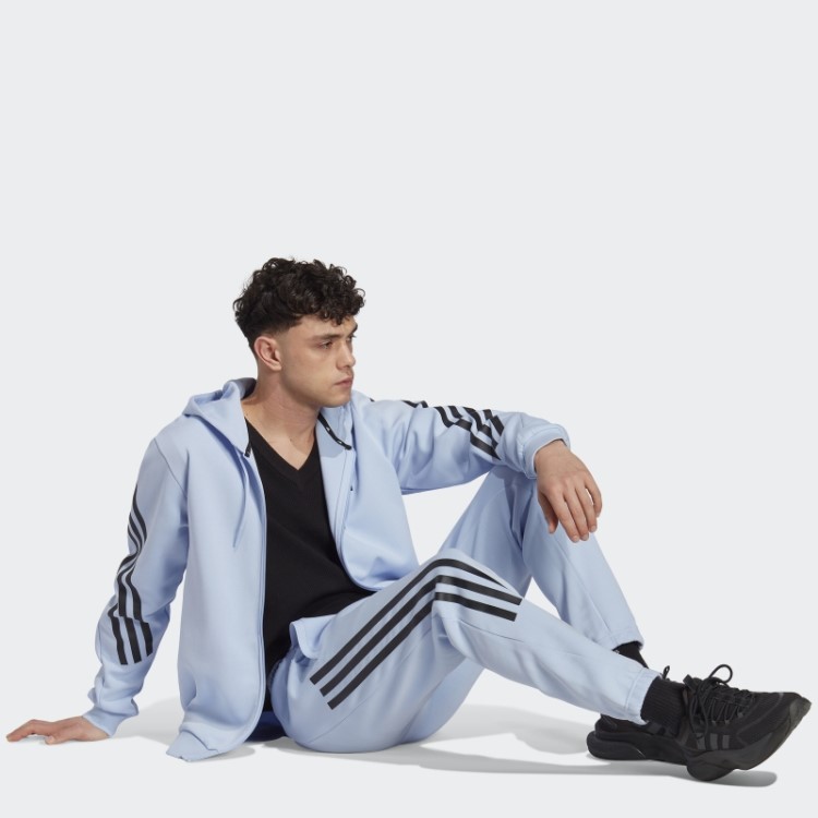 Calça Adidas Future Icons Com As Três Listras Blue Dawn