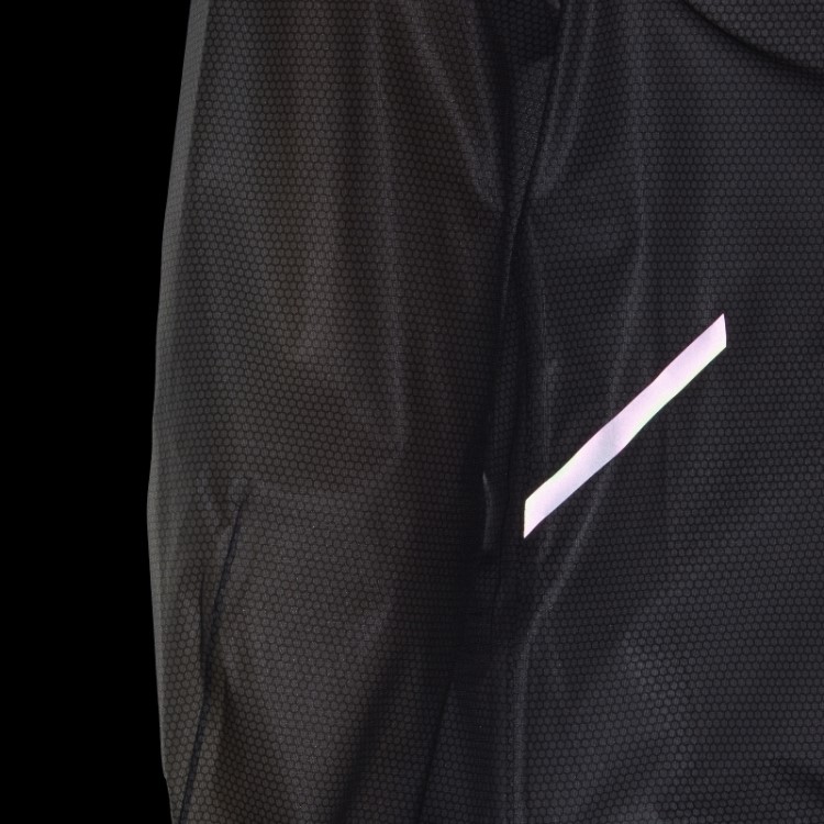 Jaqueta De Chuva Preta Adidas Terrex Agravic De 2,5 Camadas