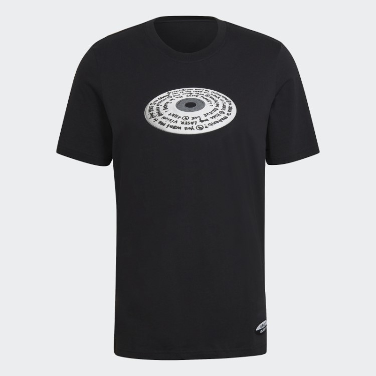 R.y.v. Camiseta Estampada Adidas Preta