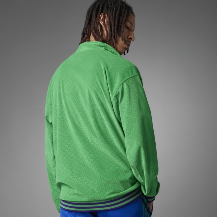 Herança Adicolor Verde Agora Funil Veludo Top Adidas