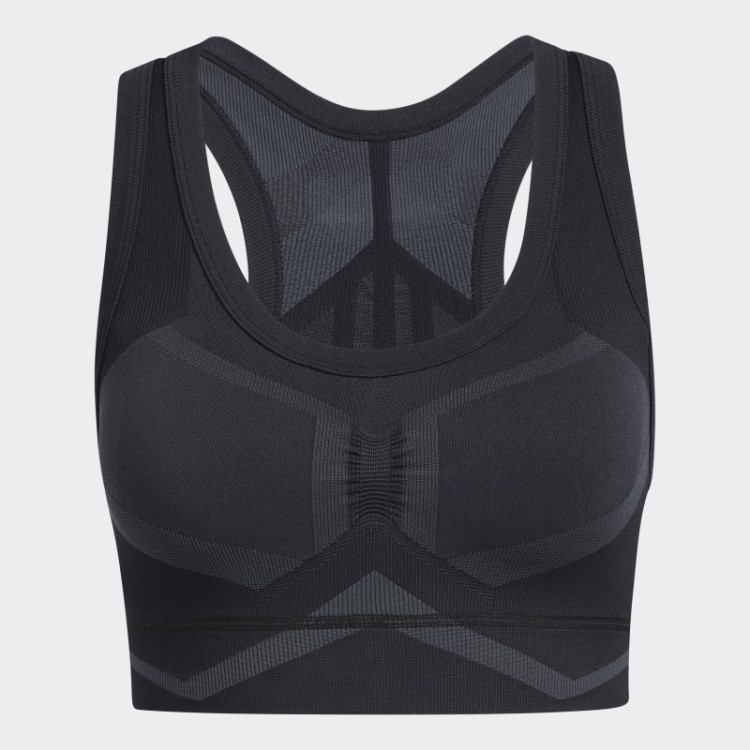 Sutiã De Estúdio Bicolor Adidas Preto