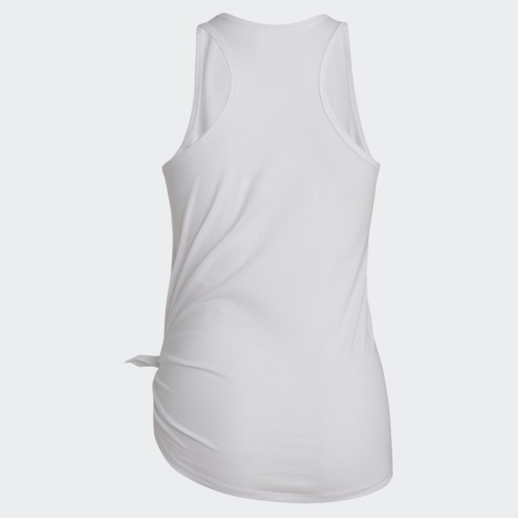 Regata Branca Adidas Com Amarração Frontal
