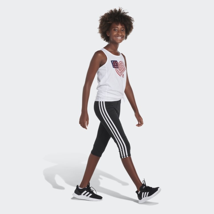 Regata Branca Adidas Com Amarração Frontal