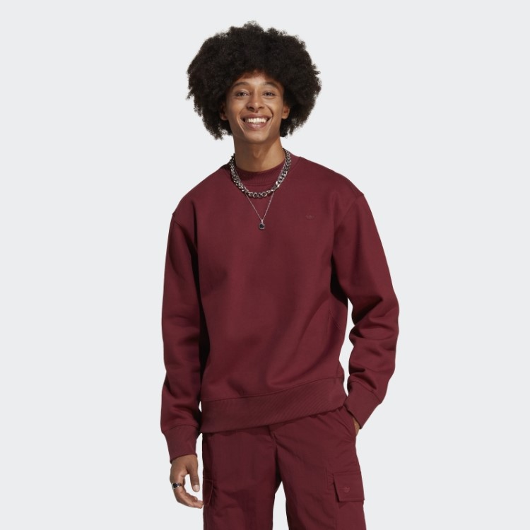 Moletom Vermelho Adidas Adicolor Contempo Crew
