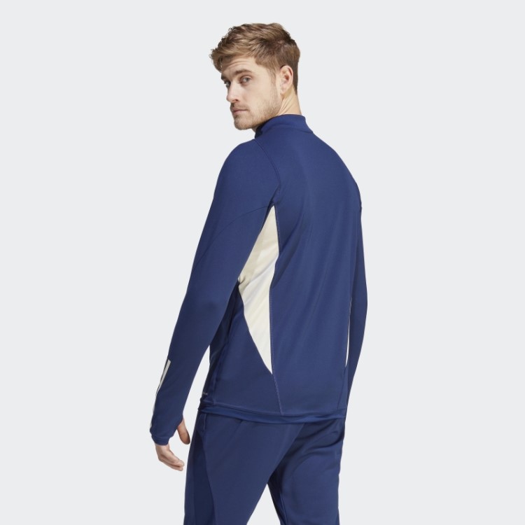 Top De Treino Adidas Italia Tiro 23 Azul Escuro