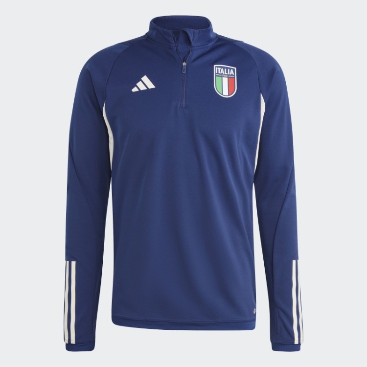 Top De Treino Adidas Italia Tiro 23 Azul Escuro