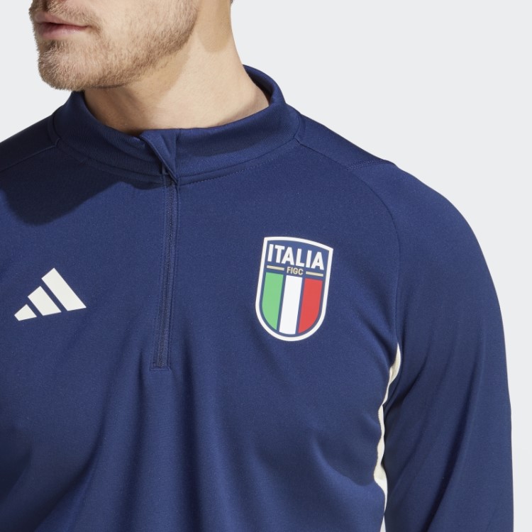 Top De Treino Adidas Italia Tiro 23 Azul Escuro
