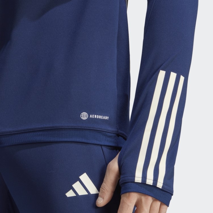 Top De Treino Adidas Italia Tiro 23 Azul Escuro