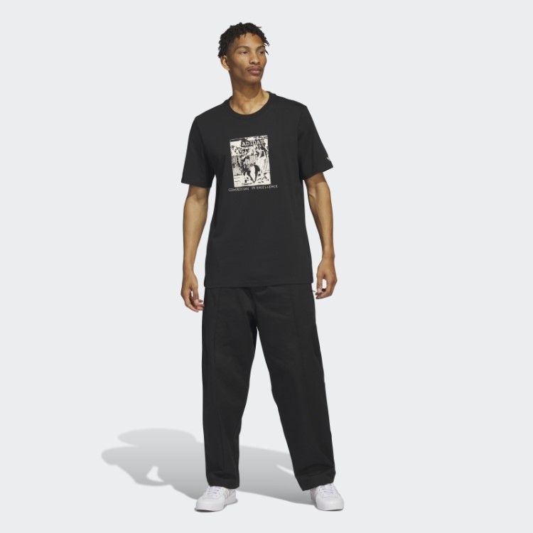 Camiseta Preta Adidas Dill Compassiva
