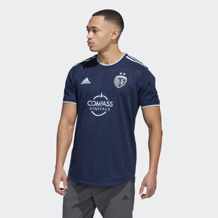 Camisa Esportiva Kansas City 22/23 Away Autêntica Adidas Night Indigo
