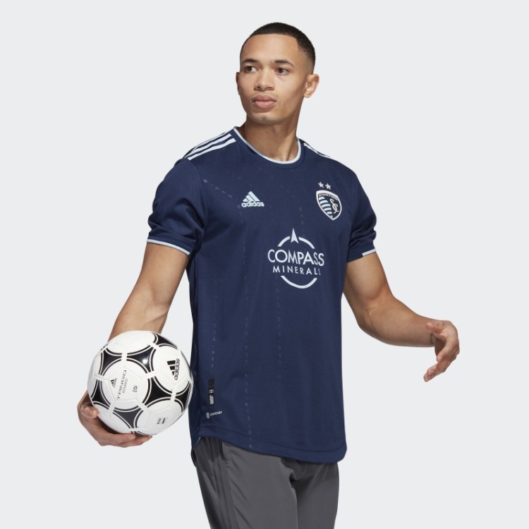 Camisa Esportiva Kansas City 22/23 Away Autêntica Adidas Night Indigo