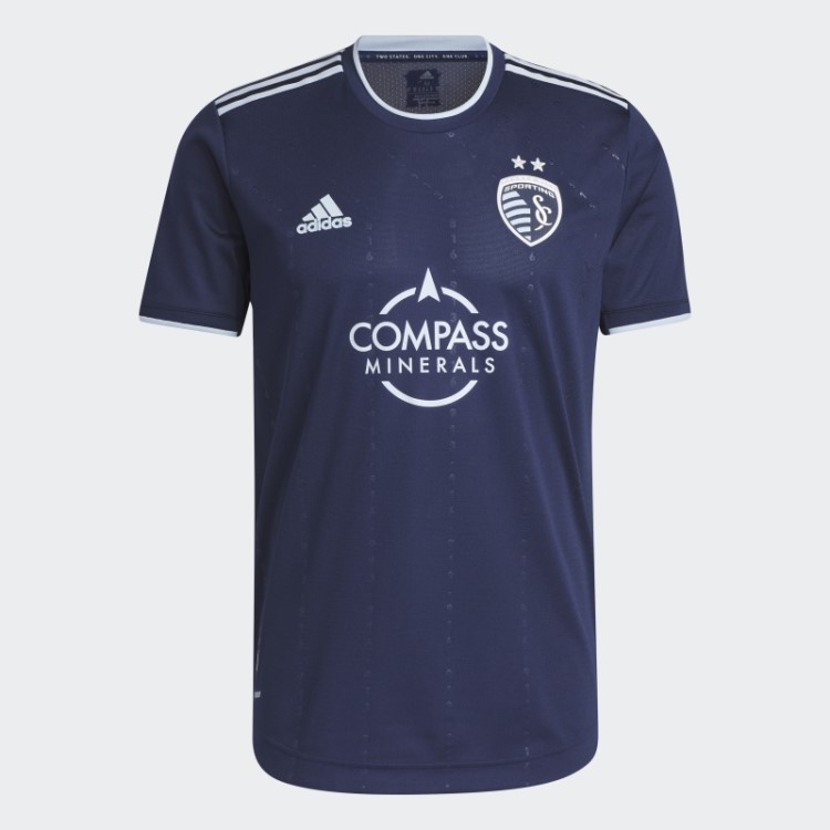 Camisa Esportiva Kansas City 22/23 Away Autêntica Adidas Night Indigo