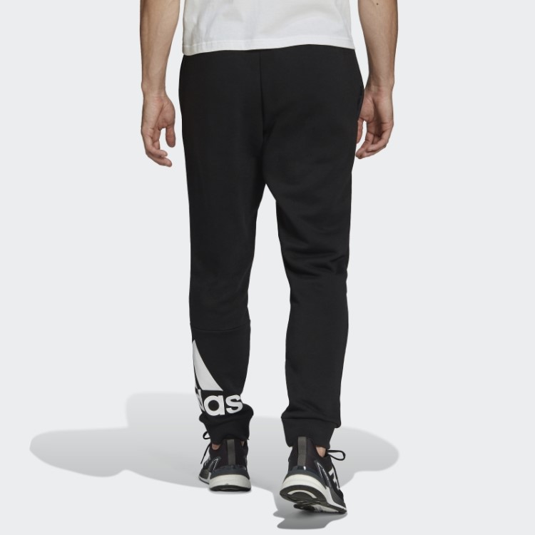 Adidas Essentials Calça De Lã Com Punho Afunilado E Logo Preta