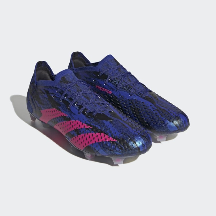 Adidas Azul Predador Precisão Paul Pogba.1 Botas Baixas Firmes