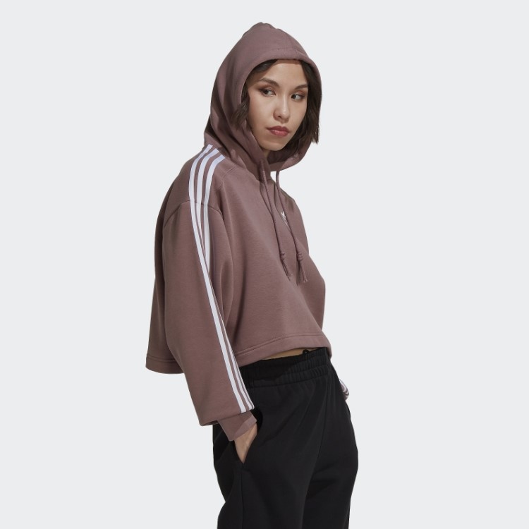 Moletom Roxo Adidas Adicolor Classics Crop