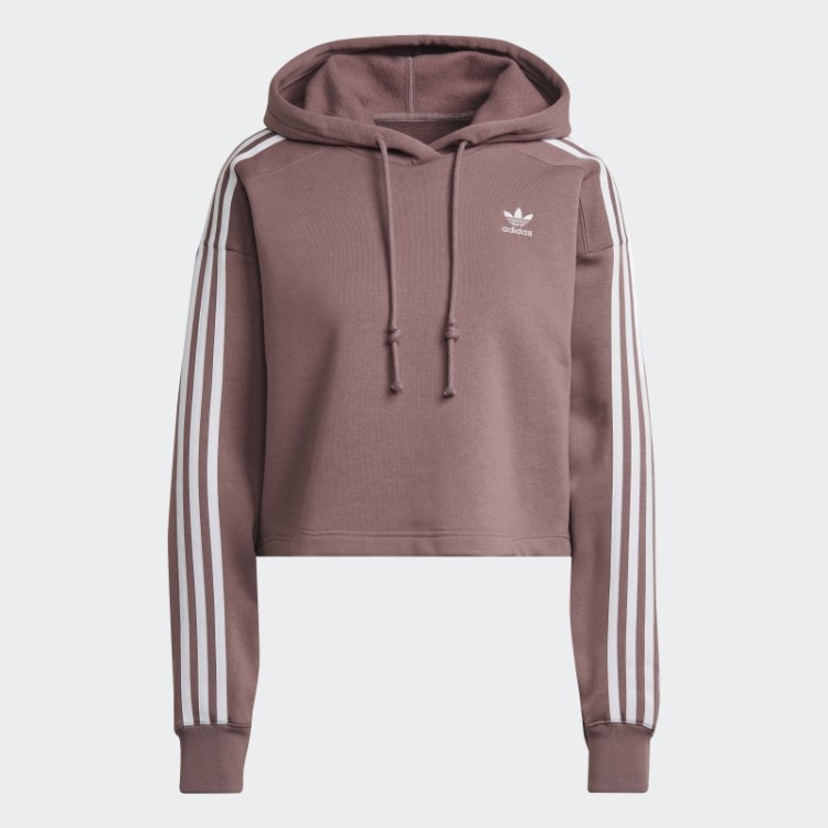 Moletom Roxo Adidas Adicolor Classics Crop