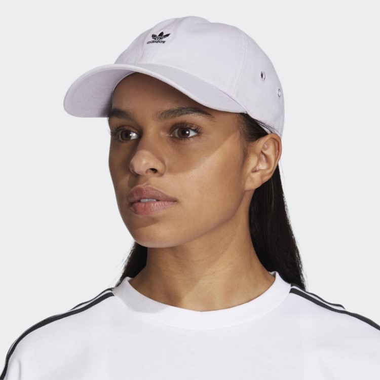Boné Prateado Com Mini Logo Adidas