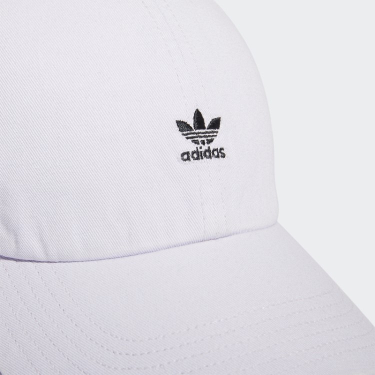 Boné Prateado Com Mini Logo Adidas