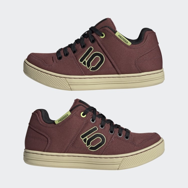 Sapatos De Mountain Bike Em Lona Adidas Five Ten Freerider Cor De Vinho