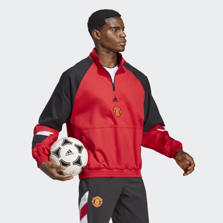 Top Adidas Mufc Red Manchester United Icon