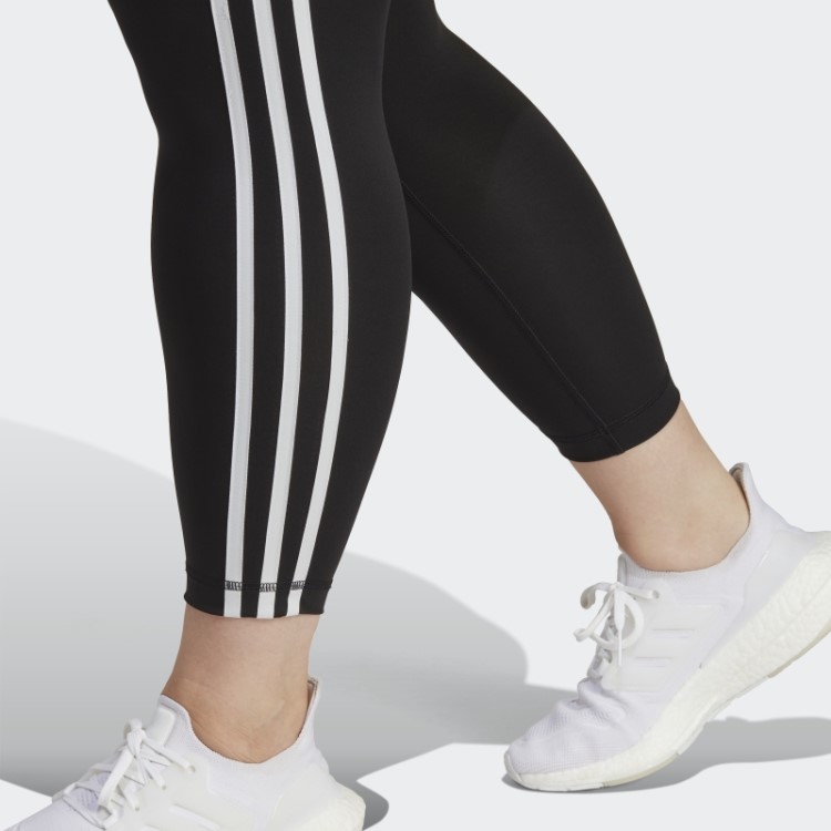 Legging 7/8 Cintura Alta Adidas Black Train Essentials 3 Listras (tamanho Grande)
