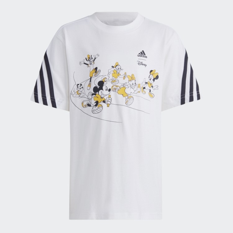 Conjunto De Camiseta Adidas X Disney Mickey Mouse Branco Quente