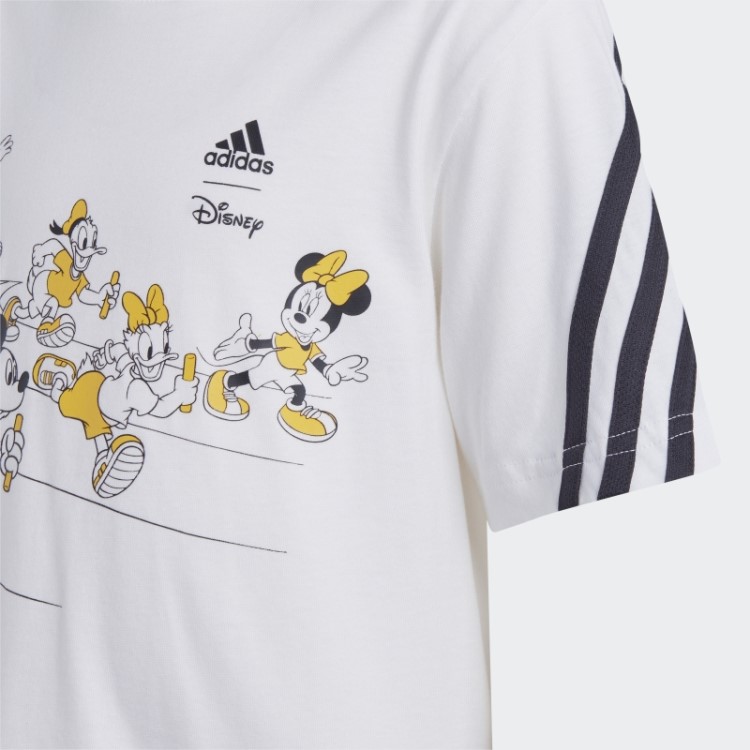 Conjunto De Camiseta Adidas X Disney Mickey Mouse Branco Quente