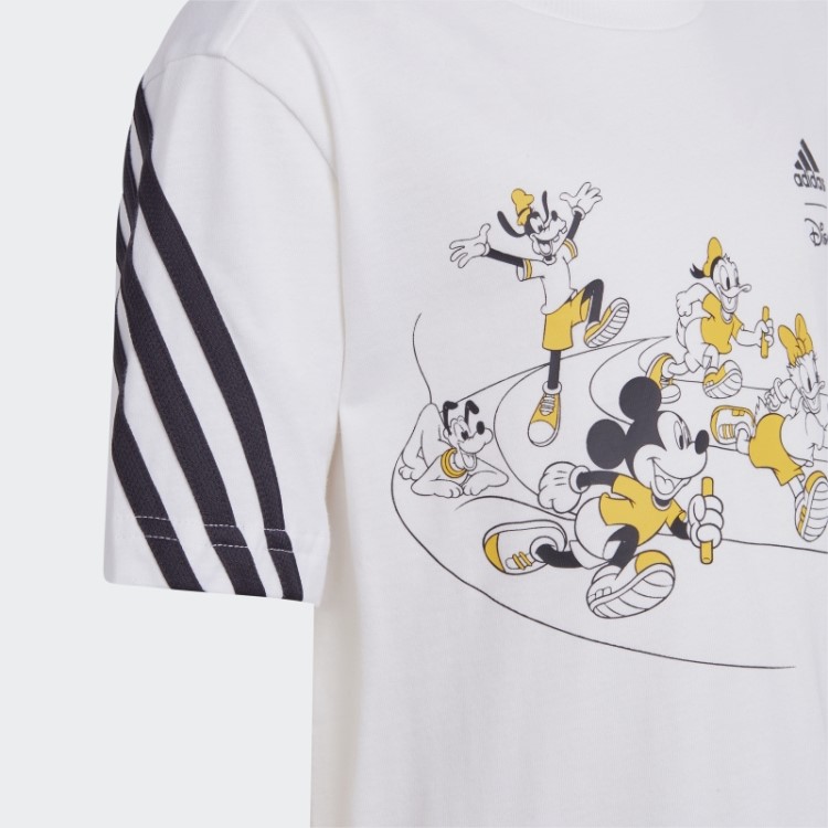 Conjunto De Camiseta Adidas X Disney Mickey Mouse Branco Quente
