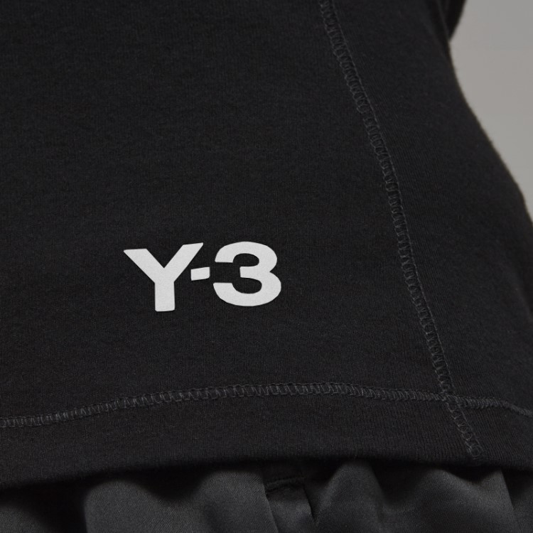 Y-3 Top De Manga Comprida Justo Adidas