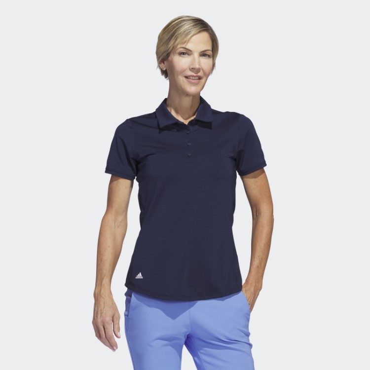 Camisa Polo Sólida Adidas Ultimate365 Azul Marinho Moda