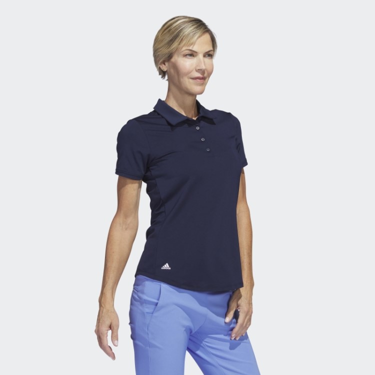 Camisa Polo Sólida Adidas Ultimate365 Azul Marinho Moda