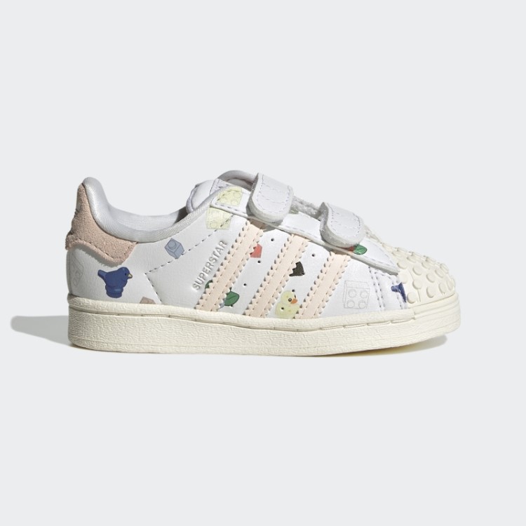 Sapato Branco Adidas Superstar X Lego