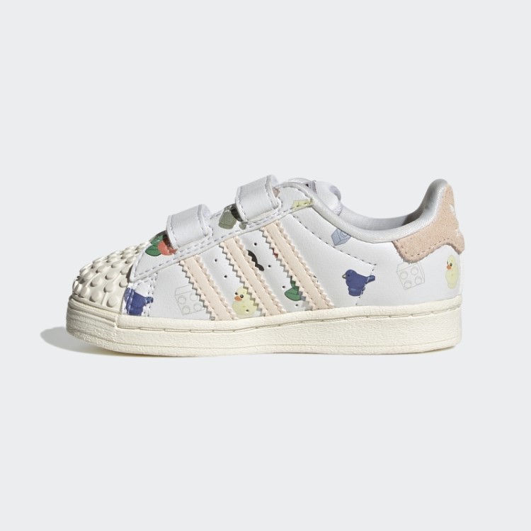 Sapato Branco Adidas Superstar X Lego