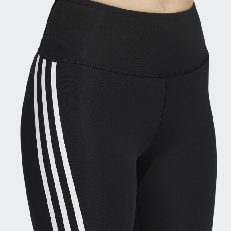 Optime Trainicons 3 Listras Leggings De Bicicleta Adidas Preto