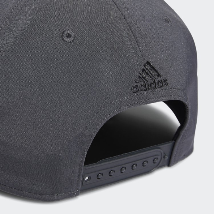 Chapéu Snapback Com Logo Adidas Cinza