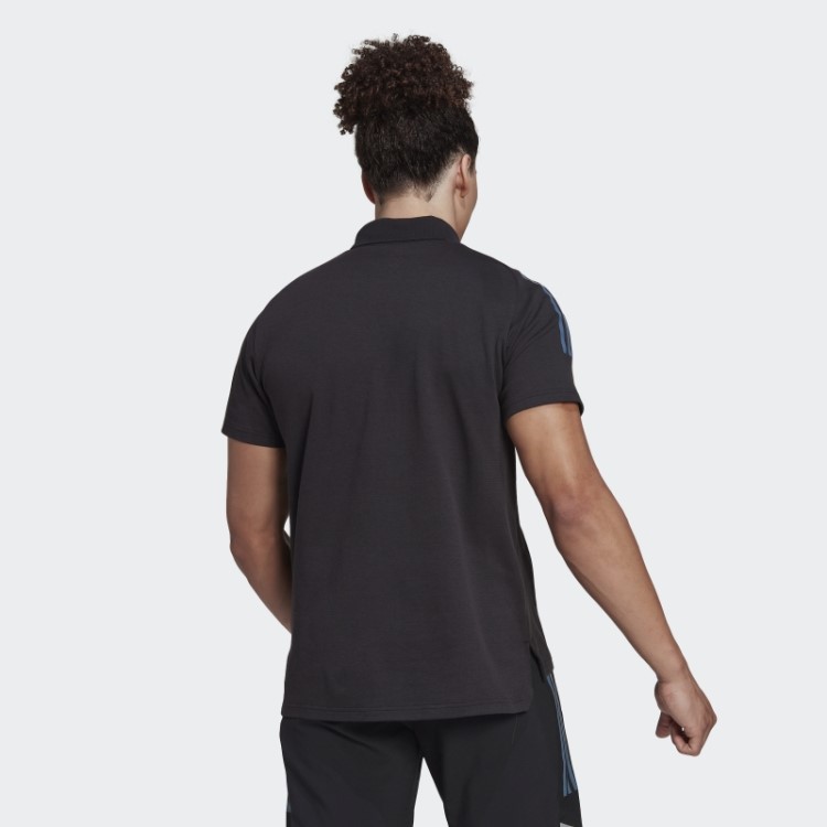 Adidas All Blacks Camisa Polo Rugby Preto