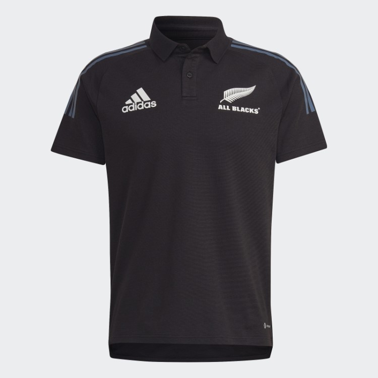 Camisa Pólo Rugby All Black Adidas Preta