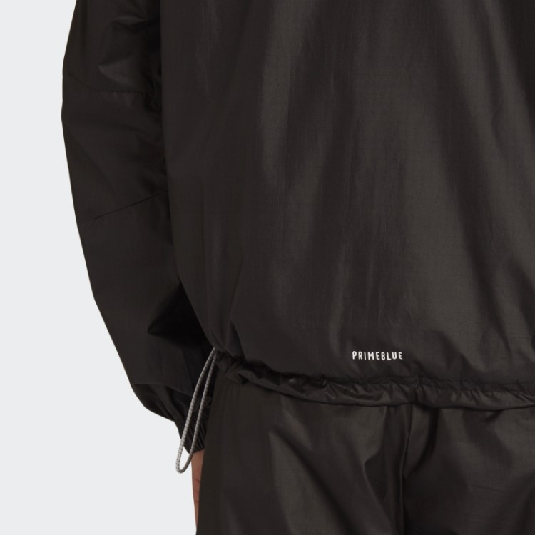 Jaqueta Preta Adidas Sportswear Wnd.rdy Quente