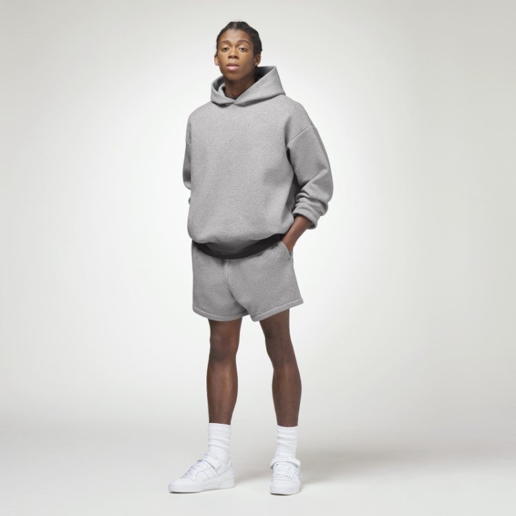 Bermuda De Basquete Adidas De Aveia Escura Moda