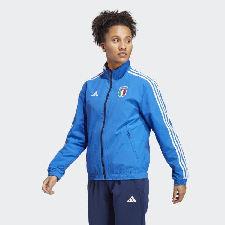 Jaqueta Hino Da Itália Azul Adidas